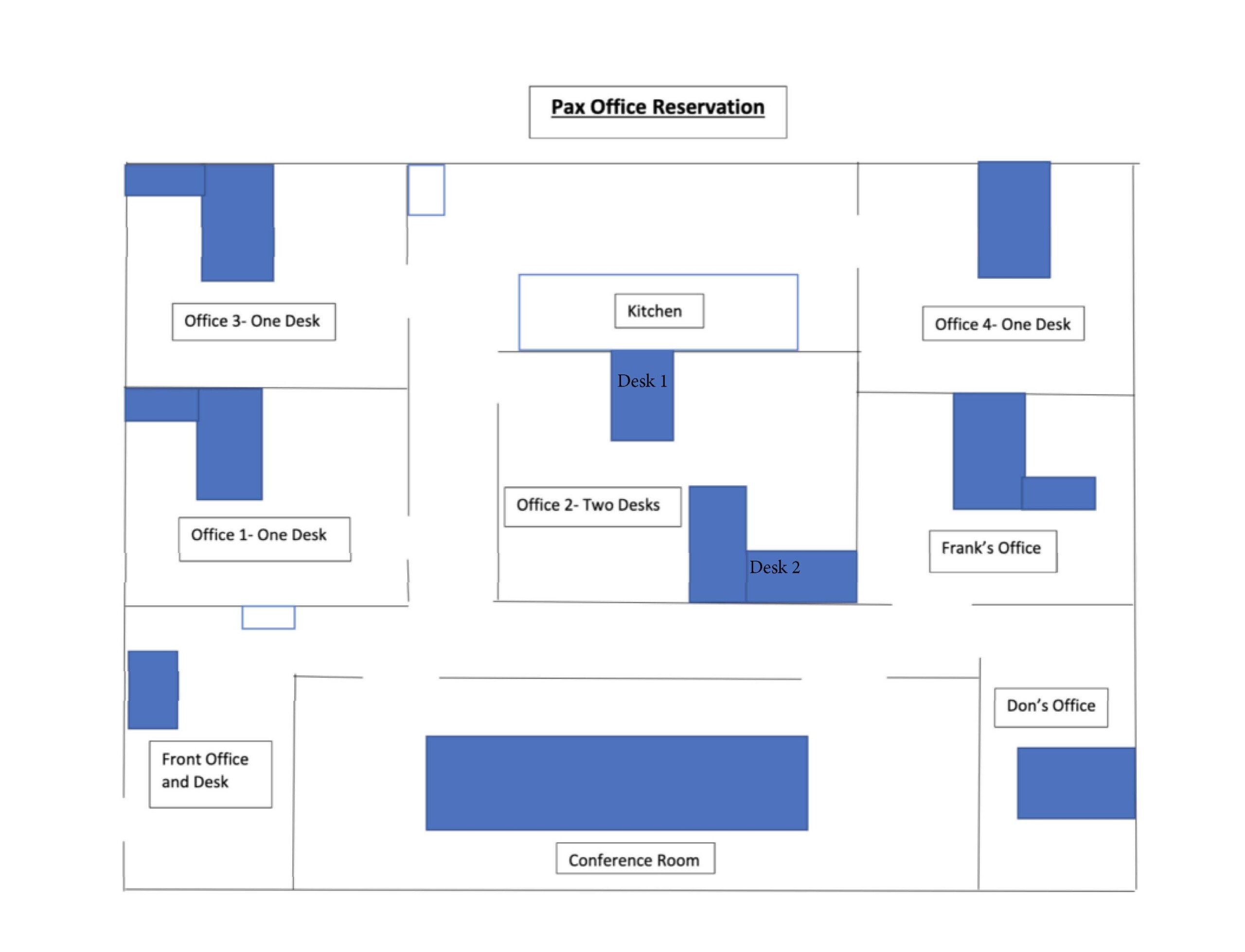 DSE Pax River Office Floor Plan Reservation
